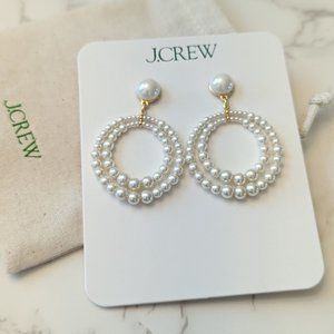 J.Crew Double-layered Pearl Earrings